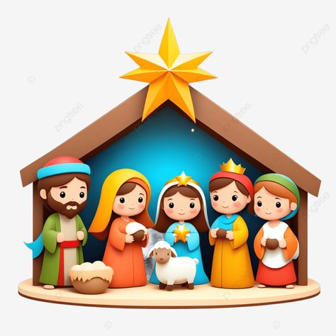 3d nativity scene with jesus and gold star nativity jesus christmas png Nativity Scene Clipart Free Printable, 3d Nativity Scene Printable, Nativity Characters Printable, Nativity Scene Clip Art, Nativity Of Jesus Christ, Nativity Clipart, Nativity Star, Nativity Of Jesus, Paper Christmas Decorations