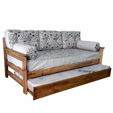 Divan Cama + Carro + Colchon + Funda + 4 Almohadon Eco Cuero - $ 6.390,00 en Mercado Libre Small Condo Decorating, Divan Cama, Diy Sofa Bed, Happy Room, Small Condo, Sofa Cama, Condo Decorating, Pull Out Bed, Diy Sofa