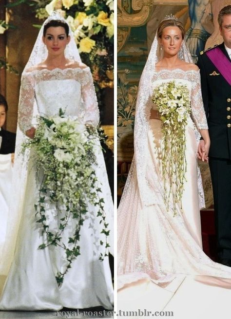 Princess Diaries 2, 2nd Wedding Dresses, Wedding Movies, Royal Wedding Dress, Princess Diaries, Dream Wedding Ideas Dresses, Royal Weddings, Dress Designer, Dresses Lace