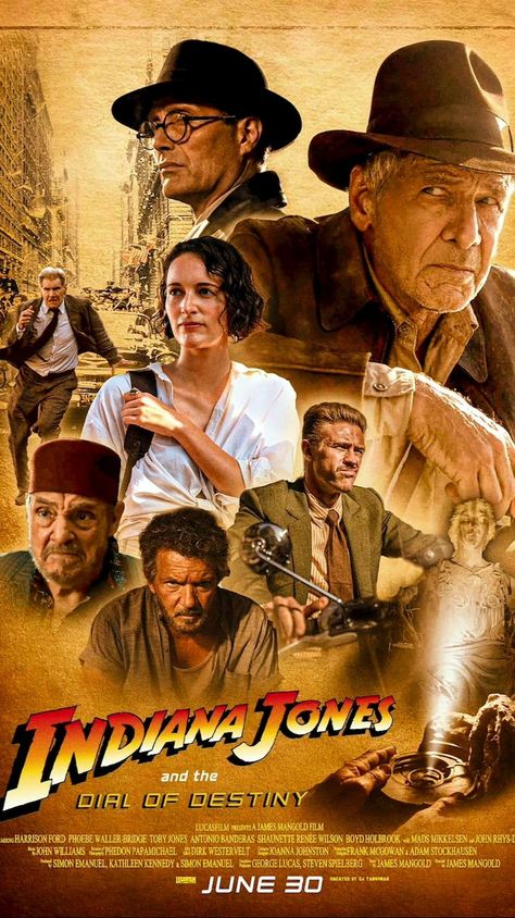 Indiana Jones Last Crusade, Indiana Jones 5, Destiny Poster, Harrison Ford Indiana Jones, Dial Of Destiny, Indiana Jones Films, Boyd Holbrook, Henry Jones, Movie Nerd