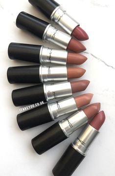 Mate Lipsticks Colour, Nude Lipstick Mac, Lipstick Nude Colors, Matte Nude Lipstick Shades, Nude Lipstick Shades For Brown Skin, Mate Lipsticks, Mac Nude Lipstick Shades, Mac Matte Lipstick Shades, Natural Lipstick Shades