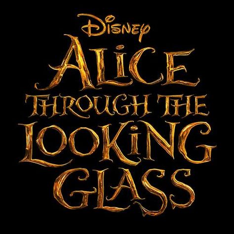 Alice In Wonderland Through The Looking Glass Movie, Go Ask Alice, Dream Symbols, Christmas Fonts, Were All Mad Here, Movie Titles, Fantasy Movies, Disney Alice, Lewis Carroll