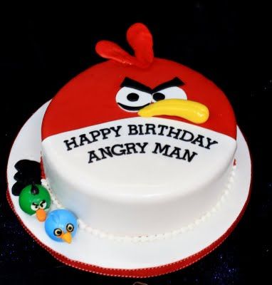 the angry man's bday cake. Cake Designs For Kids, Angry Man, Bird Birthday Parties, Angry Birds Cake, Bird Birthday, Birthday Cakes For Men, Crazy Cakes, Bday Cake, Cakes For Men