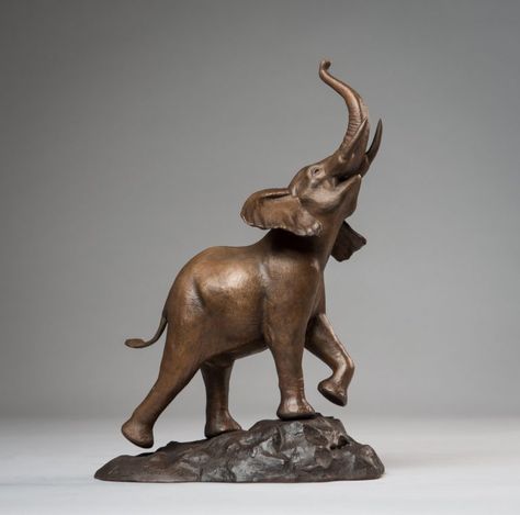 'African Elephant' bronze sculpture for Sale - Anthony Smith Art Anthony Smith Bronze Sculptures Anthony Smith, African Arts, Diy Jar, Elephant God, Elephant Sculpture, Diy Jar Crafts, Carving Art, Sculptures For Sale, Living Things