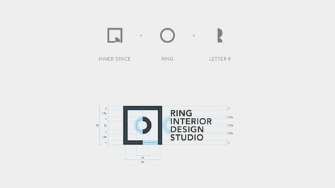 Logo Explanation Design, Interior Design Studio Logo, Logo Grid, Design Studio Branding, Second Brain, Chart Ideas, Design Studio Logo, Logo Presentation, Startup Business Plan