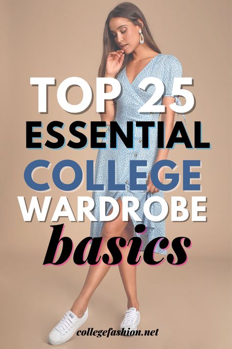 College Capsule Wardrobe, College Wardrobe Essentials, What To Wear To College, College Student Outfits, College Class Outfits, College Life Aesthetic, College Outfits Aesthetic, Essentials For College, Back To University