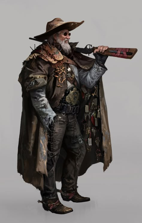 ArtStation - Post-Apocalyptic Sheriff - Gate keeper, Yelim Kim Post Apocalyptic Oc, Yelim Kim, Gate Keeper, Apocalypse Character, Post Apocalyptic Costume, Apocalypse World, Fallen Order, Post Apocalyptic Art, Apocalypse Art