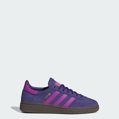 Purple Sambas, Spezial Shoes, Adidas Handball Spezial, Adidas Handball, Adidas Shoes Originals, Adidas Original, Adidas Spezial, Purple Outfits, Adidas Kids