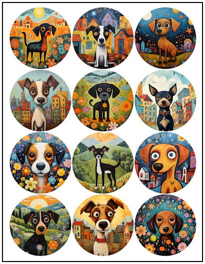 Dog Fridge Magnets, Button Printables Free, Fridge Magnet Design, Button Machine, Button Image, Button Ideas, Printable Dog, Magnet Design, Magnet Crafts