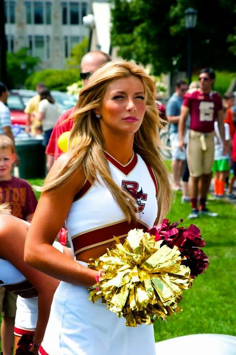 Boston College Cheerleader Srk Salman, Salman Khan Aishwarya Rai, College Cheerleader, College Cheerleading, College Cheer, Ice Girls, Football Cheerleaders, Cheerleading Uniforms, Cheerleader Girl