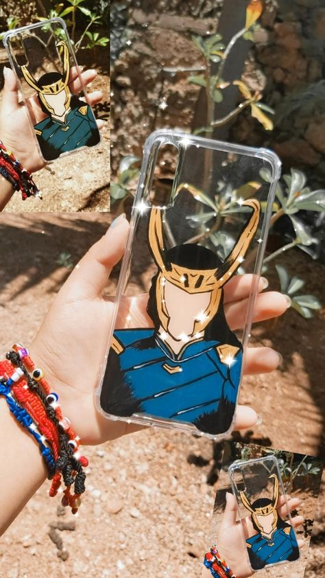 Funda inspirada en loki Loki Phone Case, All Avengers, Clear Phone Case Design, Marvel Jewelry, Avengers Theme, Geeky Clothes, Phone Case Diy Paint, Marvel Gifts, Marvel Tattoos