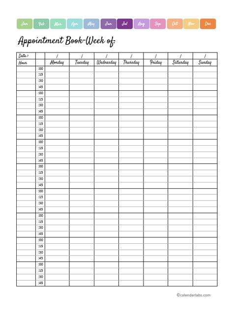 2023 Weekly Appointment Calendar Printable - Free Printable Templates Free Appointment Planner Printables, Appointment Template Free Printable, Appointment Schedule Template, 2023 Calendars Printable, Appointment Tracker Free Printable, Free Printable Weekly Schedule Templates, Appointment Planner Printable Free, 2023 Calendar Printable Free, Daily Calendar Printable