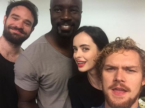 Finn Jones, Mike Colter, Dare Devil, Defenders Marvel, The Defenders, Krysten Ritter, Marvel Netflix, Charlie Cox, Matt Murdock