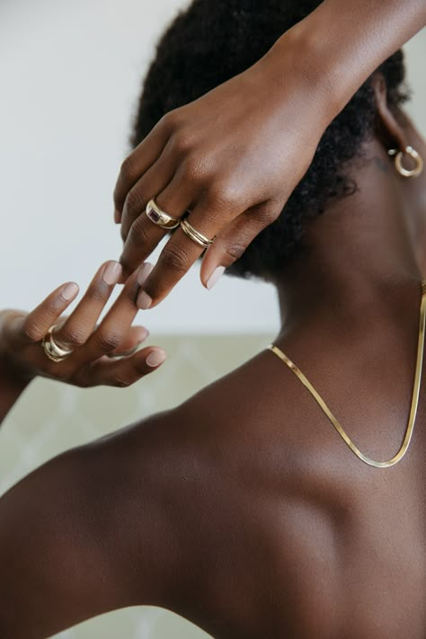 Jewellery Shoot, Jewellery Aesthetic, Jewellery Photography Inspiration, Jewelry Product Shots, Creative Jewelry Photography, Initial Disc Necklace, Jewelry Photography Styling, Fall Rings, Jewelry Editorial