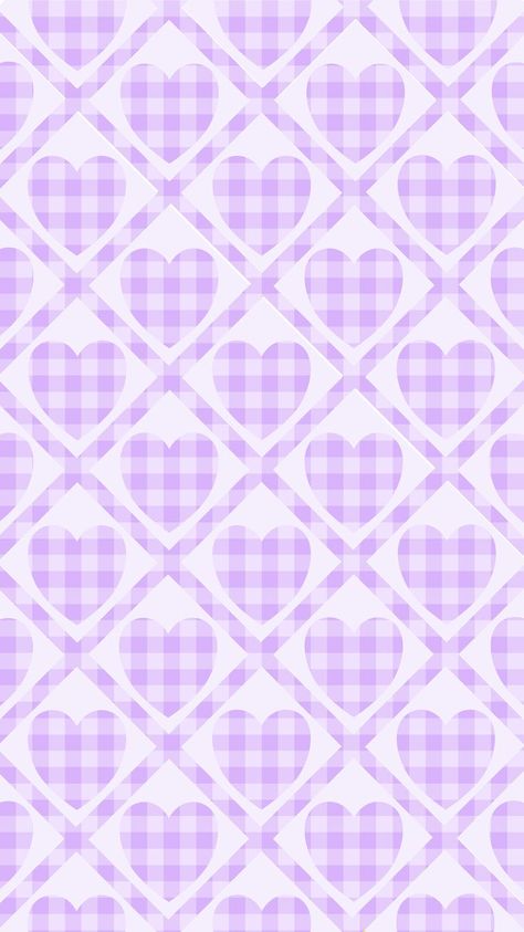 Pattern Paper Free Printable, Purple Gingham, Purple Lace, Pastel Purple, Lace Ribbon, Heart Wallpaper, Heart Pattern, Rainbow Pattern, Lock Screen