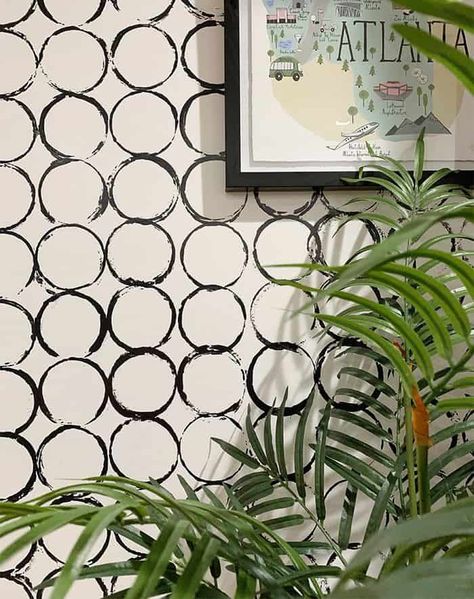 Chalkboard Wall Diy, Faux Concrete Wall, Easy Wallpaper, Watercolor Mural, Herringbone Wall, Wallpaper Paint, Herringbone Wallpaper, Patterned Wallpaper, Wall Painting Ideas