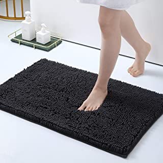 Amazon.ca : black bath mat Chenille Bath Mat, Zebra Shades, Measuring Curtains, Rugs For Bathroom, Sheer Shades, Bathtub Mat, Bamboo Shades, Bathroom Carpet, Chenille Rug