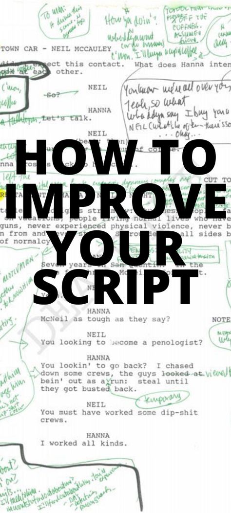 CLICK THE PIN to check out my latest blog post on how to improve your script. Writing A Movie Script, Screenplay Ideas, Filmmaking Ideas, Teaching Theatre, Screenwriting Tips, Screenplay Writing, Movie Production, Film Script, Movie Making