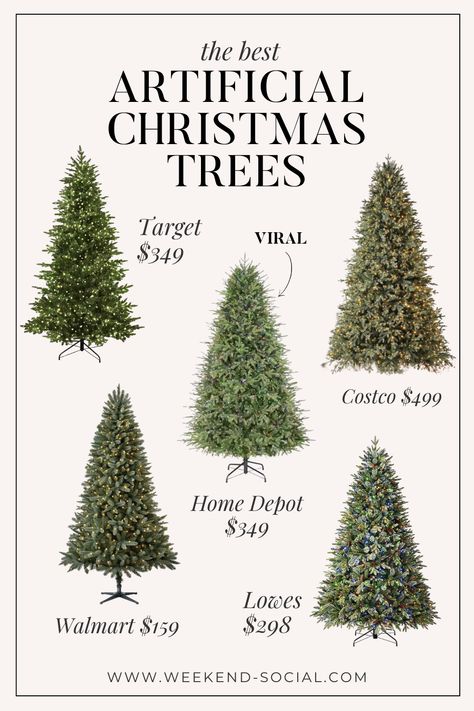 Three Christmas Trees Together, Christmas Tree Target, Different Christmas Trees, Best Artificial Christmas Trees, Types Of Christmas Trees, Fake Christmas Trees, Amazon Christmas, Artificial Christmas Trees, Buy Christmas Tree