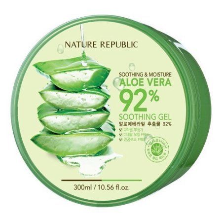 Nature Republic Aloe Vera, Oily Skin Remedy, Natural Aloe Vera, Soothing Gel, Aloe Gel, Nature Republic, The Face Shop, Aloe Vera Leaf, Aloe Vera Extract