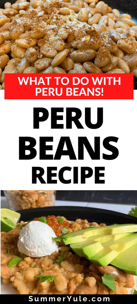 Peruvian Beans Instant Pot, Mayocoba Beans Recipes Instant Pot, Peruvian Rice And Beans, Peruvian Beans Crockpot, Canary Beans Recipe, Peruvian White Beans Recipe, Mayacoba Bean Recipes, Peruano Beans Recipes, Mayacoba Beans