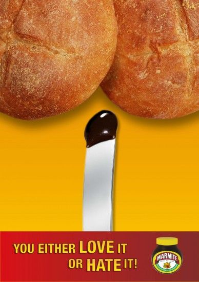 Go easy, it's my first time...trying Marmite Bad Advertisements, Funny Advertising, Clever Advertising, Photoshop Tutorial Typography, Publicidad Creativa, Funny Ads, Guerilla Marketing, Food Ads, Fine Print