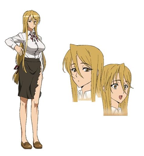 Shizuka Marikawa, Anime Highschool, School Of The Dead, L Anime, Body Sketches, Anime Inspired Outfits, Body Drawing, Character Sheet, Female Character Design