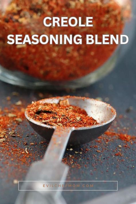 Creole Seasoning Blend Easy Turkey Chili, Savory Jam, Creole Spice, Spice Mix Recipes, Food Substitutions, Salad Sauce, Turkey Chili, Creole Seasoning, Soups Stews