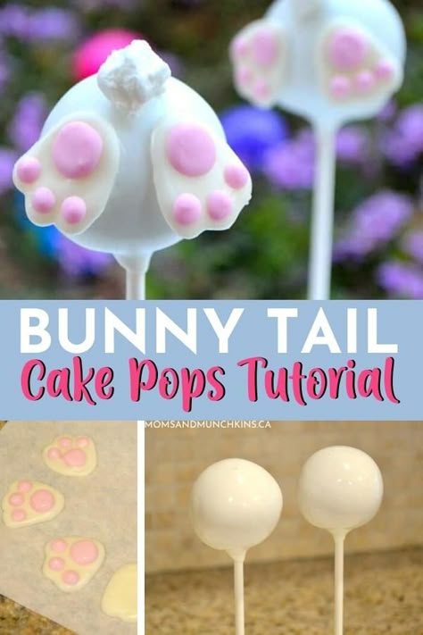 Do you have kids who adore Easter? These absolutely adorable Bunny Tail Cake Pops will definitely make them love Easter even more! Check out this easy to follow tutorial to get started! Bunny Tail Cake Pops Tutorial  #EasterBunnyTailCakePops #EasyEasterTreatsForKids #EasterBasketTreats Easter Bunny Cake Pops, Cake Pops Tutorial, Easter Egg Cake Pops, Bunny Cake Pops, Easter Cake Pops, Cake Pop Tutorial, Easter Egg Cake, Easy Easter Treats, Cake Pop Designs