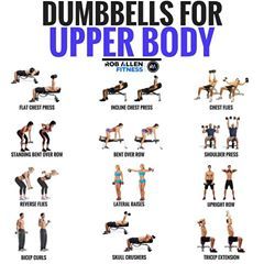 Rob Allen | Coach (@roballenfitness) • Instagram photos and videos Upper Body Workout Gym, Upper Body Workout For Women, Workout Hiit, Dumbell Workout, Body Workout At Home, Workout Plan Gym, At Home Workout Plan, Diet Motivation, Body Fitness