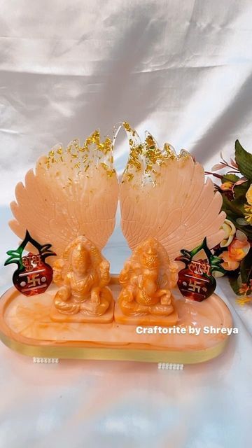 Resin Tealight Candle Holders, Diwali Resin Art, Diwali Resin Gifts, Resin Diwali Decor, Ganpati Frame, Resin Thali, Raisin Art, Laxmi Idol, Cute Happy Birthday Wishes