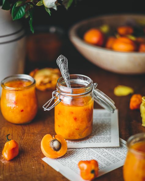 Habanero Jam, Bakery Snacks, Chive Blossom, A Charcuterie Board, Habanero Peppers, Blueberry Pancakes, Homemade Butter, Apricot Jam, Wonderful Weekend