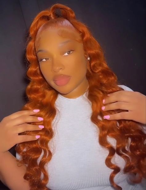 Ginger Hair Half Up Half Down, Half Up Half Down Ginger Hair, Ginger Half Up Half Down, Ginger Hairstyles, Wigs Styles, Lace Wigs Styles, Two Ponytails, Prom Pics, Half Ponytail