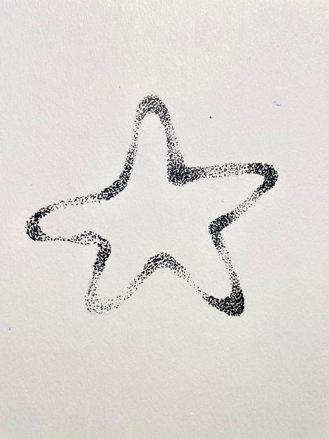 Tattoos That Represent Transformation, Dotted Tattoo, Dots Drawing, Drawing Dots, Stippling Tattoo, 27 Tattoo, Star Drawing, Star Aesthetic, Dotted Drawings