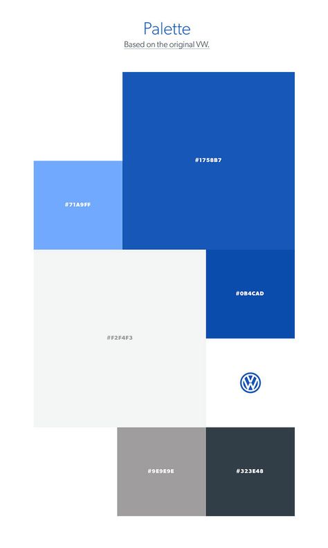 Colour palette. https://www.behance.net/gallery/22744341/The-future-of-Volkswagen Dashboard Design Template, Letter A Coloring Pages, Ground Hog, Flat Color Palette, Website Color Palette, Life Hacks Computer, Color Pages, App Design Inspiration, Canva Tutorial