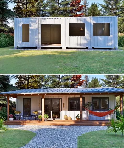 Turning A Shipping Container Into A Home, 20 Foot Container Home, Shipping Container Sheds, Container Homes Cost, 20ft Shipping Container, Sea Containers, Container Home Ideas, Container Conversions, Shipping Container House