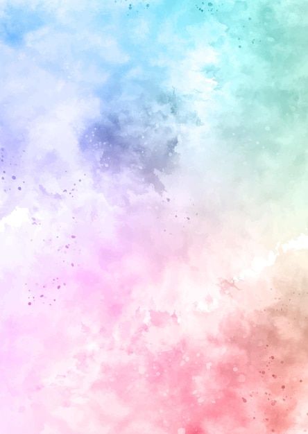 Pastel rainbow coloured watercolour text... | Free Vector #Freepik #freevector #alcohol-ink #pastel-watercolor #watercolor-background #watercolor-texture Rainbow Colours Wallpaper, Rainbow Watercolour Background, Pastel Colour Background, Texture Pictures, Watercolor Text, Black Background Pattern, Watercolour Rainbow, Watercolour Texture, Paint Splash Background