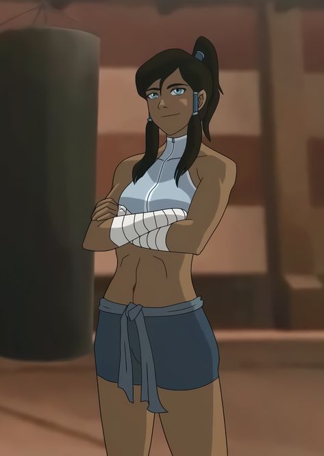 Korra Avatar Physique, Korra Build, Korra Short Hair, Tlok Korra, Adventurers Guild, Goal Body, Adventurer's Guild, Gym Goals, Favorite Albums