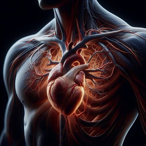 Photo human heart with arteries and vein... | Premium Photo #Freepik #photo Human Heart Photo, Veins Anatomical, Heart With Veins, A Real Heart, Human Heart Art, Human Circulatory System, Arteries And Veins, Parts Of The Heart, Heart Muscle