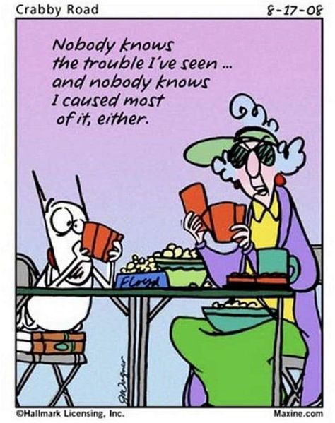 Maxine Cartoons, Far Side Comics, I Just Dont Care, Comic Collection, Birthday Humor, Bones Funny, Make Me Smile, Love Her, Funny Quotes