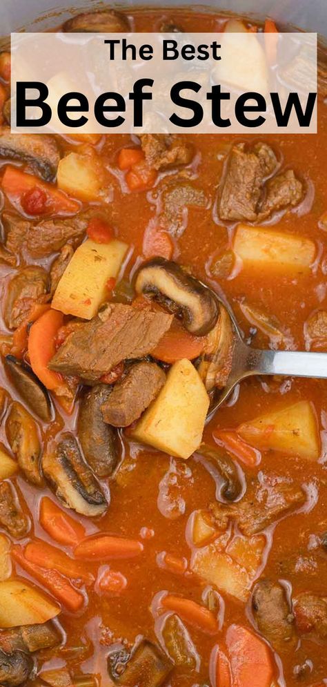 Learn to make the best beef stew like a pro. This delicious beef stew features tender beef and hearty vegetables cooked in tomato sauce and is packed with delightful flavors. Super easy and delicious beef stew. Stew With Tomato Sauce, The Best Beef Stew, Delicious Beef Stew, Best Beef Stew, Best Beef Stew Recipe, Beef Stew Recipe, Tender Beef, Stew Recipe, Beef Stew