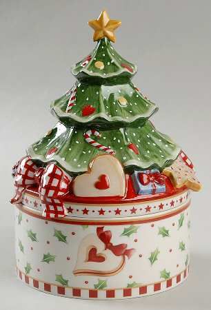 large santa cookie jar | VILLEROY/BOCH Winter Bakery Delight at Replacements, Ltd Villeroy & Boch Christmas, Cookies Jar, Teapot Cookies, Collectible Cookie Jars, Cute Christmas Cookies, Christmas Cookie Jars, Cookie Container, Christmas China, Christmas Dinnerware