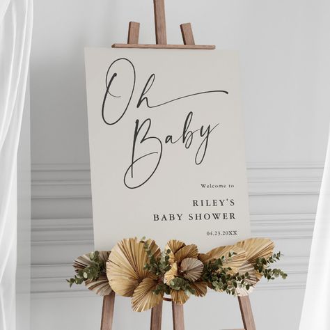 Spring Baby Shower Ideas Neutral, Blush Baby Shower Decor, Gender Neutral Baby Shower Decorations, Neutral Baby Shower Decor, Welcome Baby Signs, Gender Neutral Baby Shower Themes, Jar Desserts, Baby Shower Gender Neutral, Baby Shower Theme Decorations