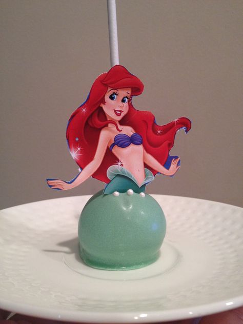 Ariel cake pops Ariel Cake Pops, Ariel Mermaid Birthday Party, Ariel Mermaid Party, Little Mermaid Party Ideas, Cake Pops Ideas, Ariel Cake, Under The Sea Cake, Princess Birthday Party Ideas, Ariel Party