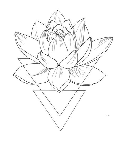 3 Lotus Flower Tattoo, Lotus Tattoo Stencil, Japanese Lotus Flower Tattoo Design, Lotus Flower Tattoo Stencil, Lotus Stencil, Lotus Flower Henna, Jing Y Jang, Egyptian Eye Tattoos, Traditional Tattoo Stencils