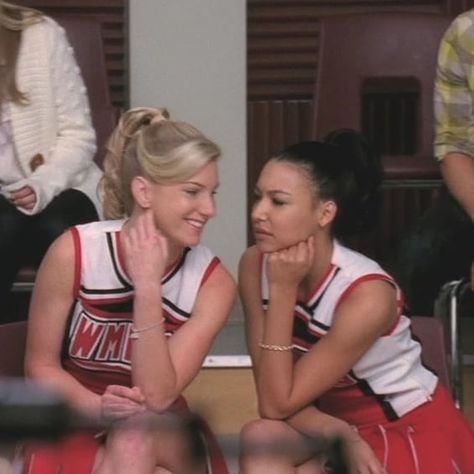 Glee Santana And Brittany, Diana Argon, Brittany And Santana, Becca Tobin, Best Tv Couples, Heather Morris, Naya Rivera, Cory Monteith, Chris Colfer