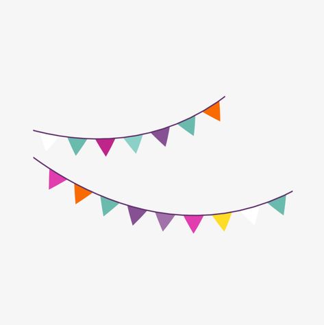 Party Png, Birthday Decoration Items, Png Vector, Hanging Flags, Birthday Flags, Hanging Flag, Birthday Garland, Flag Vector, Party Flags