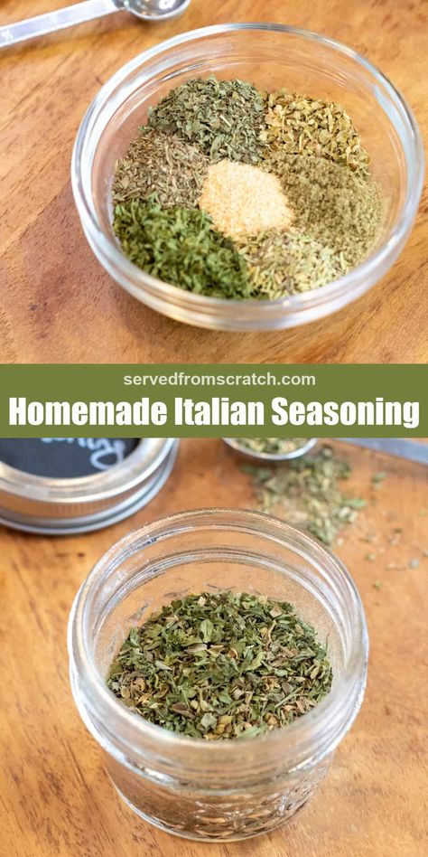 Italian Seasoning Mix Recipe, Italian Seasoning Mix, Italian Seasoning Recipe, Homemade Italian Seasoning, Italian Desserts Easy, Homemade Dry Mixes, Homemade Spice Mix, Preserving Recipes, Spice Blends Recipes