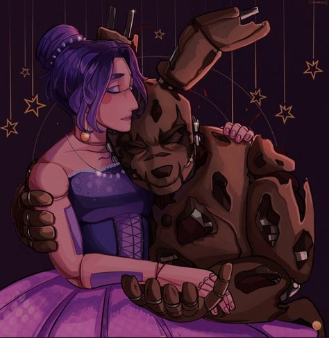 Ballora X Springtrap, Ballora Fnaf, Fnaf Baby, Scary Animals, Animatronic Fnaf, Fnaf 1, William Afton, Fnaf Funny, Fnaf Characters