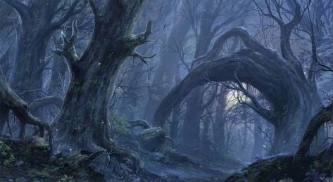 Dead Forest, A State Of Trance, Mystical Forest, Fantasy Forest, Forest Wallpaper, Fantasy Setting, Fantasy Places, Forest Art, Art Video